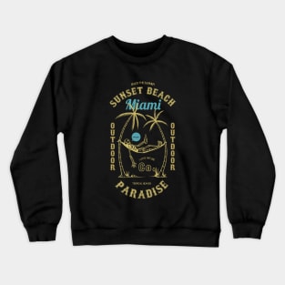 sunset beach Crewneck Sweatshirt